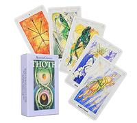 Genérico Cartas del Tarot de Aleister Crowley Thoth,Aleister Crowley Thoth Tarot Cards,Tarot Deck,Firend GameJuguetes de adivinación