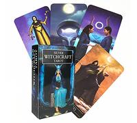 Genérico Cartas del Tarot de la Brujería de Plata,Silver Witchcraft Tarot Cards,Tarot Card,Party Game,Juguetes de adivinación