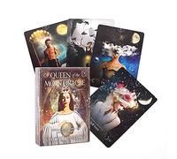Genérico Cartas del Tarot de la Reina de la Luna,Queen of The Moon Oracle Tarot Cards,Tarot Deck,Firend GameJuguetes de adivinación