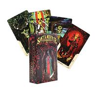 Genérico Cartas del Tarot de la Santa Muerte,Santa Muerte Tarot Cards,Tarot Deck,Firend GameJuguetes de adivinación