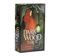 Genérico Cartas del Tarot de Madera Oscura,Dark Wood Tarot Cards,Tarot Deck,Firend GameJuguetes de adivinación