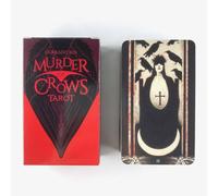 Genérico Cartas del Tarot del Asesinato de los Cuervos,Murder of Crowns Tarot Cards,Tarot Deck,Firend GameJuguetes de adivinación