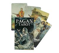 Genérico Cartas del Tarot pagano,Pagan Tarot Cards,Tarot Deck,Firend GameJuguetes de adivinación