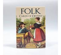 Genérico Cartas Populares del Tarot del Destino,Folk Cards of Destiny Tarot,Tarot Deck,Firend GameJuguetes de adivinación