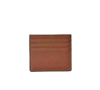 Genérico Cartera de Tarjeta de Visita Delgada de Cuero Genuino Premium; Estuche de Tarjeta de una Sola Pieza de Piel de Vaca diseño Simple