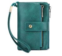 Genérico Cartera Monedero Mujer - Cartera Vertical Coreana Doble Suelta Corta Color Liso Funcional Hombre