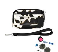 Genérico Cartera Mujer De Muñeca | Porta Monedero para Cambio Portátil | Porta Tarjetas De Crédito para Viaje De Mujeres con Ventana Transparente,para Llaves Billetes Tarjetas Crédito