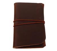 Genérico Cartera para Pasaporte y Tarjeta en Cuero Genuino Marrón, Funda Compacta y Duradera Adecuado para Viajes Internacionales y Uso Diario