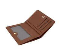 Genérico Cartera Pequeña,Carteras Delgadas De Cuero Plegables Dobles - Portatarjetas - para Organización De Dinero Monedas Y Efectivo para Mujeres En Viajes Negocios Y Cumpleaños