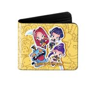 Genérico Cartera periférica Demon Hunters de 1 Pieza, Cartera periférica de Cuero con Estampado de Juego, sección Corta (Style 6)