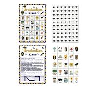 Genérico Cartones De Bingo,Juego para 24 Jugadores 2026 con Fichas Marcadoras Y Carta De Anfitrión - Cartones De Bingo como Regalos De,para Reuniones Familiares Adultos Y Estudiantes En Interiores