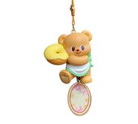 Genérico Cartoon Bear Pendant - Charming Animal Bag Charm, Creative Hanging Decor, Collectible Interior Figures, Easy to Cary Auto Ornament | Cute Bear Accessory For Car Console Display SUV Sedan