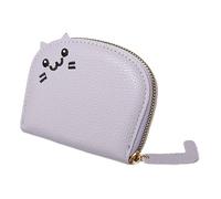 Genérico Cartoon Cat Wallet Credit Card Pouch - Wallet Pouch,PU Leather Change Purse Walletss | Zipper Card Cases Holder for Girls & Women