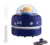 Genérico Cartoon Desktop Vacuum - Handheld Cordless Duster, Energy-Saving Mini Battery Operated Cleaner, Cute Desktop Cleaning Device | Keyboard Crumbs Piano Home Use, School Car Cleaning Tool