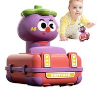 Genérico Cartoon Friction Stunt Car Toy - 4.02 Inches Vehicle Kids, Adorable Shape Truck for Early Learning Playtime, Safe Gift Choice Birthday, Holiday, and Festive Celebrations