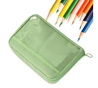Genérico Cartoon Pencil Bag, Multifunctional Pencil Pouch with 12 Compartments, High Capacity Sturdy Case, Lightweight Portable Organizer for School and Home Use, Polyester