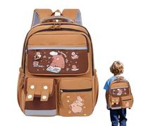 Generico Cartoon School Bag, Capybara Bookbag, 42x30x16cm/16.54x11.81x6.3 Inches Comfortable Straps, Large Capacity, for Students and Stationery Organizer Playful Touch That Kids Will Love