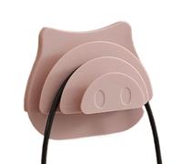 Genérico Cartoon Wall Hook, Animal Nose Skipping Rope Holder Hooks, Cute Multi-Functional Wall Hangers for Keys Towels Bags in Bedroom Living Room Office Home Decor 10x8x3.5cm