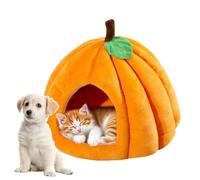 Genérico Casa de Mascotas - Cama de Gato de Calabaza | Puppy Igloos | de cojín de Lavable | Cueva de Gatito de Felpa no Deslizante para el Dormitorio Balcón Bay Ventana al Aire Libre Sala de Esta