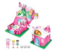 Genérico Casa de muñecas , Casa de muñecas con Luces y Juegos de simulación de construcción, Castillo , Juguete Musical, casa de con Luces, casa de de ensueño para Mayores de 3 años