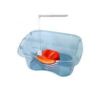 Genérico Cascada de circulación de Agua for Terapia de Agua Head SPA for Cuenco de champú, Dispositivo de Terapia de Agua con rociador de Agua for peluquería, Ducha con Experiencia de SPA(Blue)