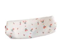 Genérico Case De Lápiz Floral para Niñas Femeninas, Soporte De Lápiz Floral Acolchado con Cremallera, Bolsa De Lápiz De Flores Estética Bolsa De Almacenamiento Cosmético para La Escuela De Viajes