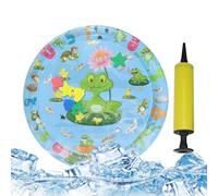 Generico Caseta de agua para animales, alfombrilla de juego con agua para gatos - Base refrigerante antigoteo hinchable con bomba | Para perros, gatos, casa y animales