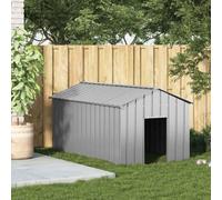 Genérico Caseta para Perros con Techo Acero galvanizado 114x202x101 cm,Producto para Mascotas y Animales,Productos para Mascotas,Productos para Perros,Casetas para perros-4100922