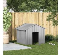 Genérico Caseta para Perros con Techo Acero galvanizado 131x101x102 cm,Producto para Mascotas y Animales,Productos para Mascotas,Productos para Perros,Casetas para perros-4100918