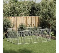 Genérico Caseta para Perros de Exterior con Puerta 3x2x1 m de Acero galvanizado,Producto para Mascotas y Animales,Productos para Mascotas,Productos para Perros,Casetas para perros-4105413