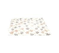 Generico Caseta térmica para gatos, manta térmica para animales domésticos con motivo de huellas de - Alfombrilla térmica para cachorros | Para gatos, perros, , cachorros, interiores, casa de