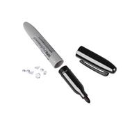 Genérico Cash Box - Fake Marker Money Box | Pen-Shaped Security Storage Bòx | Portable Hidden Organizer, ABS Material, 14x1.8cm, Holds Keys Cash Cigarettes, For Home Travel Office