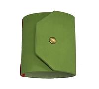 Genérico Cash Wrap Wallet with Clasp, Slim Leather Fast Access Money Holder, Quick Cash Organizer with Elastic Bands