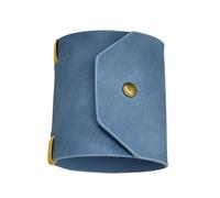 Genérico Cash Wrap Wallet with Clasp, Slim Leather Fast Access Money Holder, Quick Cash Organizer with Elastic Bands