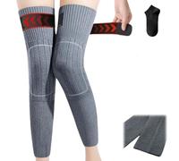 Genérico Cashmere Over-The-Knee Warm Socks,Cashmere Warm Knee Pads,Extra Long Unisex Winter Thermal Anti Slip Warmers Leg Sleeves