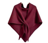 Genérico Cashmere Stole for Women, Cashmere Scarf for Women, Winter Warm Evening Dress Scarves for Women, Blanket Scarf (Burgundy)