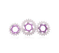 Genérico Cassette de Marcha única, Engranaje Fijo 1 Velocidad, 16T, 17T, 18T, 19T, 20T, 21T, 22T, 23T, piñón Libre K7(17T)