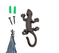 Genérico Cast Iron Animal Hook - Rustic Wall Mounted Rack With Vintage Decorative Hanger | Heavy-Duty Farmhouse Storage Hook Coats, Bags, Towels, Hats | Antique Metal Organizer For Entryway