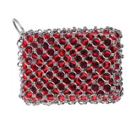 Genérico Cast Iron Chainmail Scrubber Portable Chain Scrubber