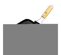 Genérico Cast Iron Skillet - Non-Stick Frying Pan with Foldable Handle | Heavy-Duty Iron Frying Pan for Baking Grilling Cooking | Oven Stove Campfire Safe | Durable Kitchen Cookware for Home Outdoor