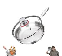 Genérico Casten - Co Titanium Pans, 2026 Upgrade Casten-Co Titaniums Hammered Pan, Lasts a Lifetime, Non Coated Non Stick Pure Titanium Frying Pan, Perfect for Every Cooktop (11.81 in)