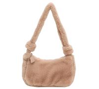 Genérico Casual Plush Shoulder Bag - 9.84 Inch Soft Women Tote | cross body Bags | Handbag Purse - Lightweight Elegant Plush Shoulder Bag Ideal for Daily Use Travel Outings and Casual Wear