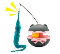 Genérico Cat Automatic Toy | 9.7x9x15cm Interactive Smart Battery Operated Pet Teaser with Bell,Multi-Room Dynamic Play Experience Kitten Enrichment Exercise Toys - For Home Cattery Bedroom Apartment