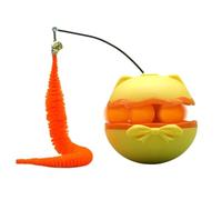 Genérico Cat Automatic Toy | 9.7x9x15cm Interactive Smart Battery Operated Pet Teaser with Bell,Multi-Room Dynamic Play Experience Kitten Enrichment Exercise Toys - For Home Cattery Bedroom Apartment