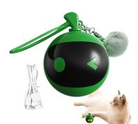 Genérico Cat Automatic Toy, Rechargeable Touch-Activated Rolling Ball, 1.97x2.56 Inches, Interactive Moving Bouncing Toy for Kittens and Puppies, Engaging Pet Playtime