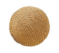 Genérico Cat Ball Toy - 7cm Natural Rabbit Scratching Ball, Interactive