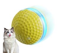 Generico Cat Ball Toy, Automatic Moving Design, 3.6cm/1.42 Inches Rechargeable, Hunting Training, Chewing Aid, (1 Piece), for Kittens and Cats Harming Their Teeth or Gums