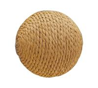 Genérico Cat Ball Toy, Natural Scratching Ball, Interactive Pet Scratcher, 3.94 Inches Portable Rolling Sound Plaything, Large Compact Design for Indoor, Kitten and Rabbit Playtime