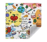 Genérico Cat Bathing Bag - Canvas 55x55cm | Cat Grooming, Self-Adhesive Calming Wrap | For Nail Clipping Teeth Brushing Bathing Feeding Home Use For Small Cats Under 4kg Teeth Brushing Feeding Home