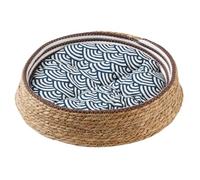 Genérico Cat Bed Basket, Cushioned Scratch Resistant All Season Pet Nest, Round Cat Bed Basket For Small Medium Large Breeds Sleeping Resting Living Room Bedroom Garage Windowsill Balcony cozys Use